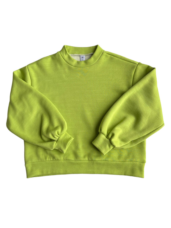 Lime green sweater Size 1