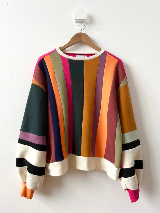 Colorblock B&W Sweater