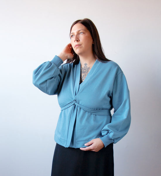 Blue Multiway Cardigan