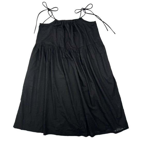 Robe à bretelles en coton texturé motif floral