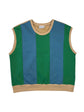 Débardeur Colorblock Vert et Bleu