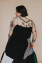 Robe Upcycling Colorblock et N&B