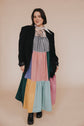 Robe Upcycling Colorblock et N&B