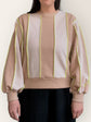Pull Colorblock fil Néon