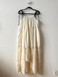 Robe Upcycling en dentelle et coton