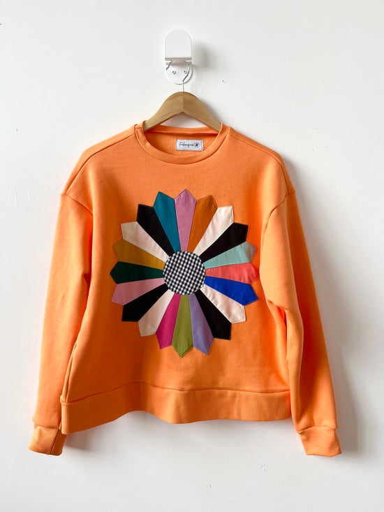 Crewneck Courtepointe Multicolore