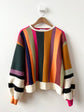 Colorblock B&amp;W Sweater