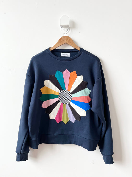 Crewneck Courtepointe Multicolore