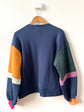 Navy Colorblock Sweater