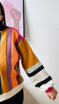 Colorblock B&amp;W Sweater