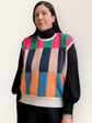 Débardeur Colorblock Damier