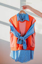 Débardeur Colorblock Rose et Orange
