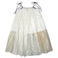 Upcycling dress in cotton and lace