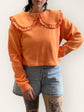 Claudine Orange Sweater